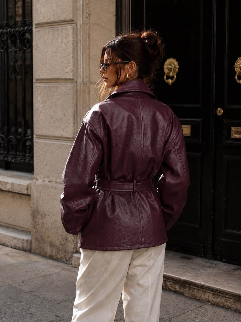 Victoria jacket burgundy