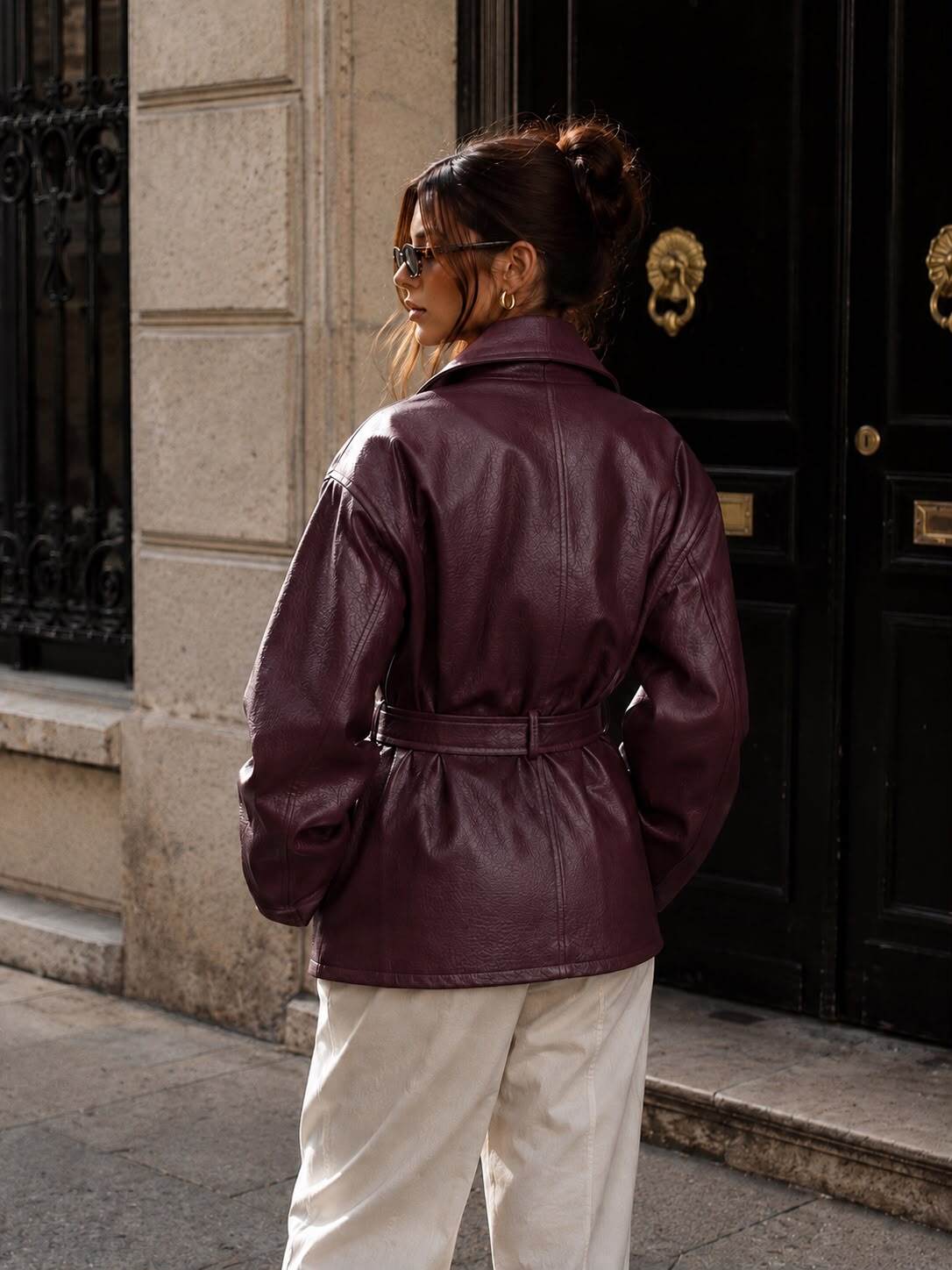 Victoria jacket burgundy