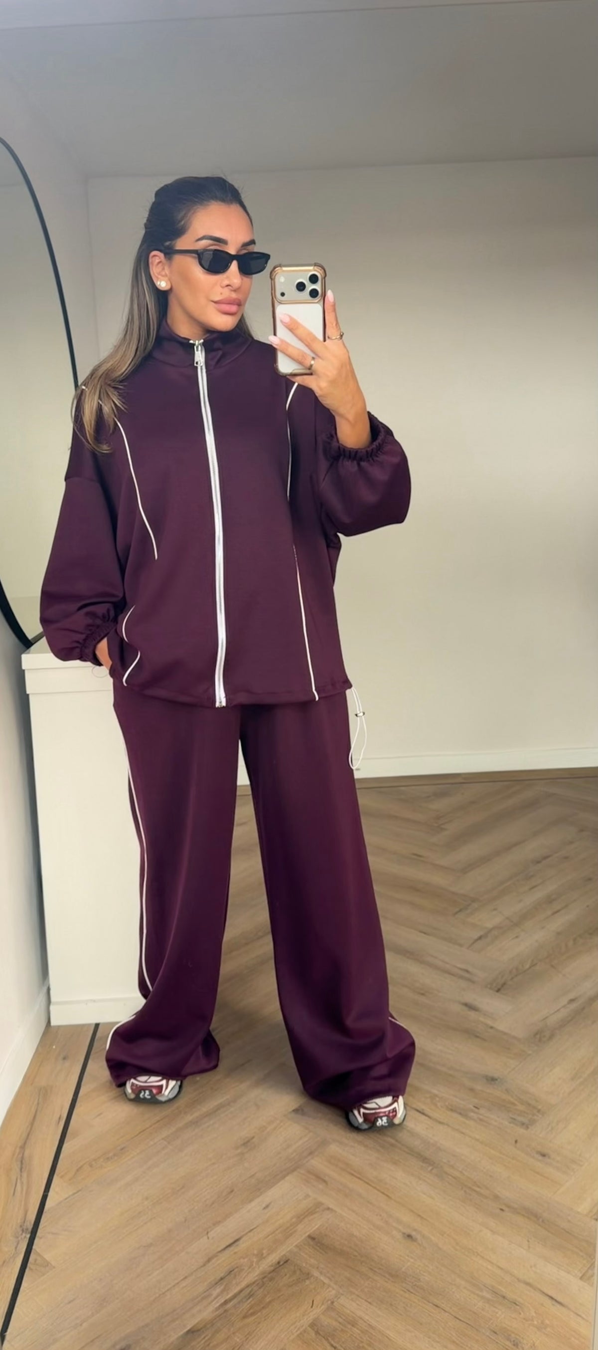 Amy tracksuit burgundy