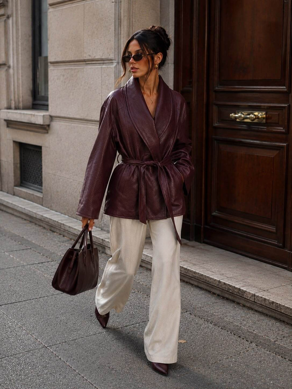 Victoria jacket burgundy