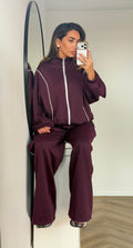 Amy tracksuit burgundy