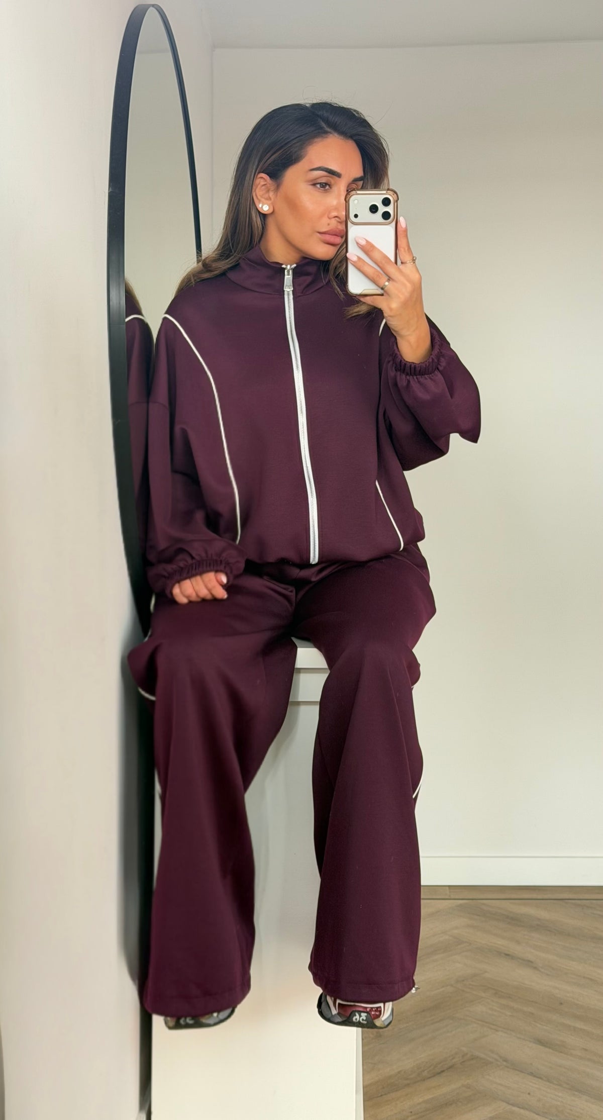 Amy tracksuit burgundy