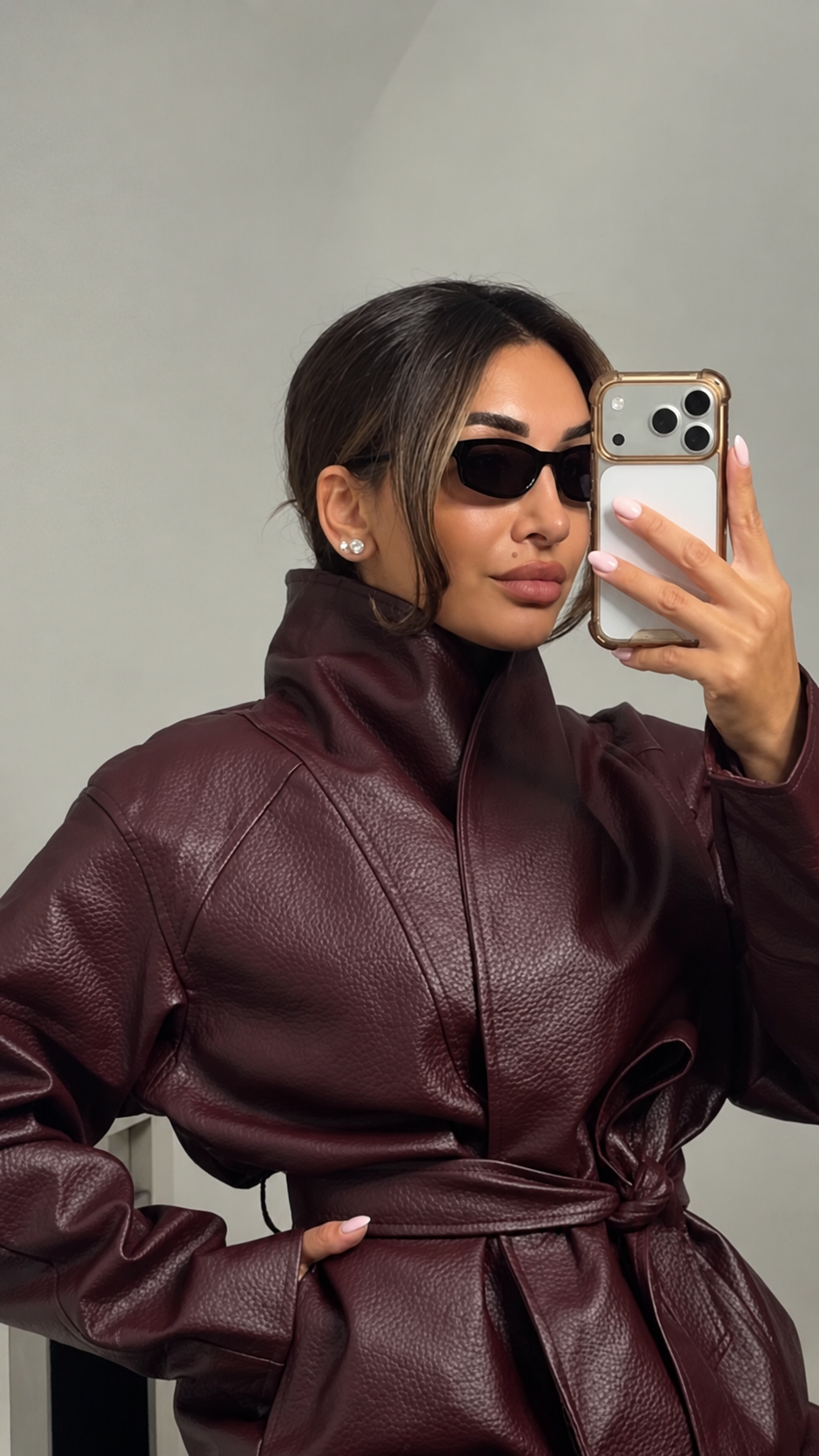Victoria jacket burgundy