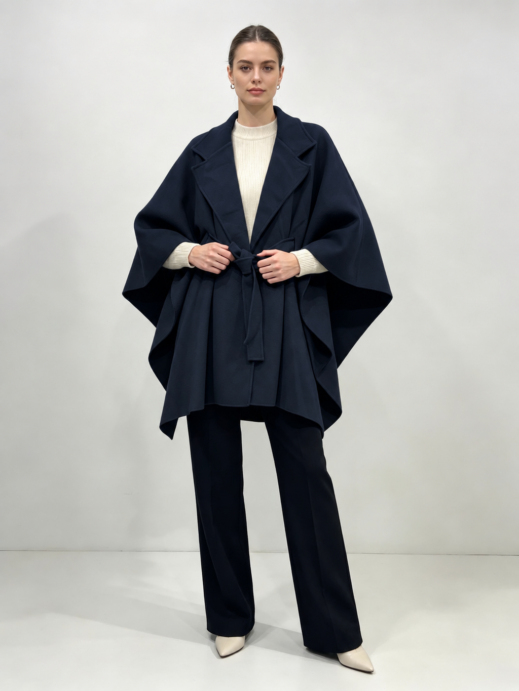 Allana cape navy